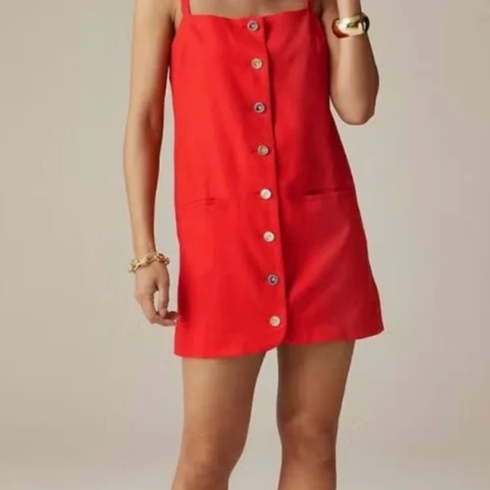J. Crew Bold Red Garment-Worn Once